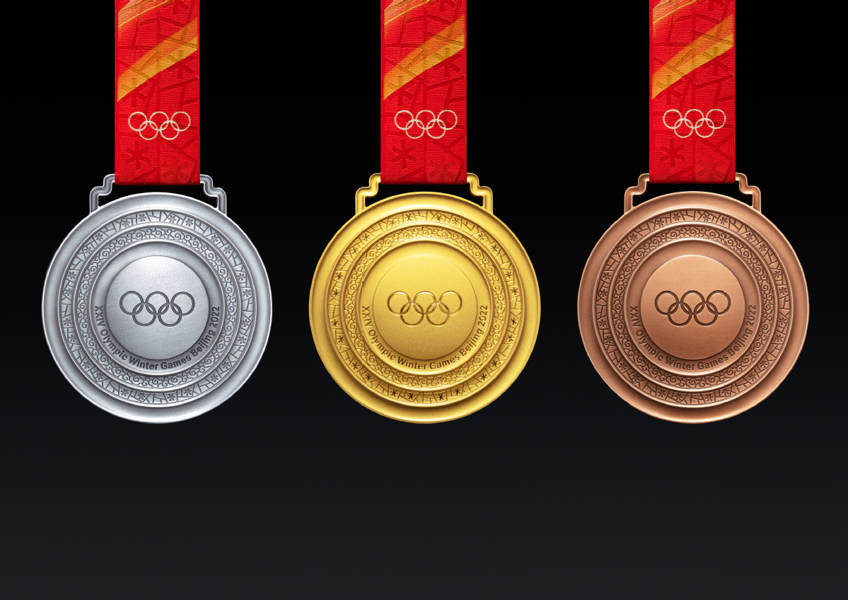 Winter Olympic medals make highly anticipated debut