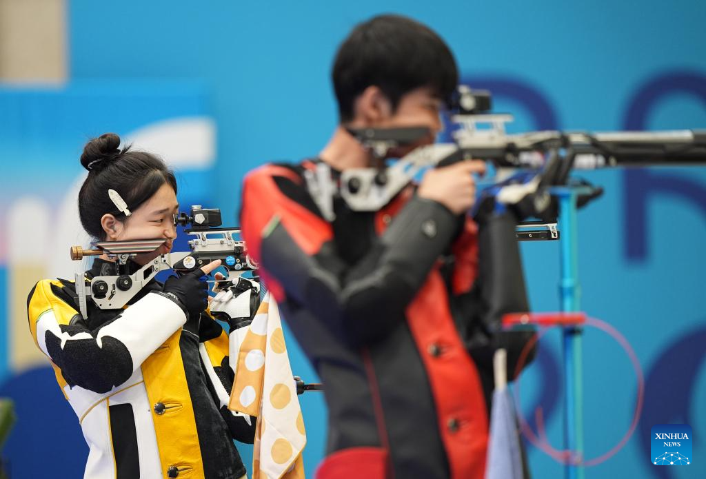 China's Huang and Sheng win 1st gold medal of Paris Olympics